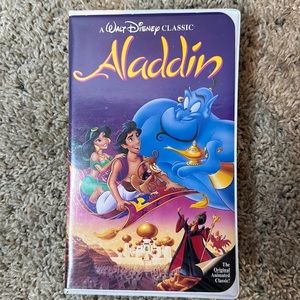 A Walt Disney Classic Aladdin VHS Tape *The original Animated Classic*